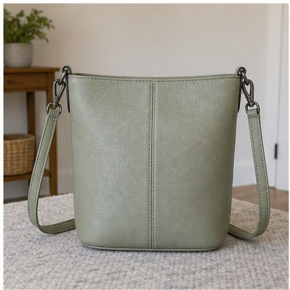 Cognac Vegan Leather Bag